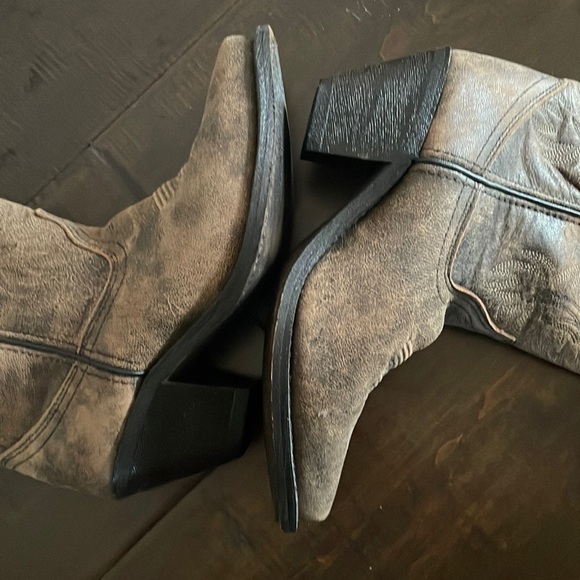 rockin leather womens boots